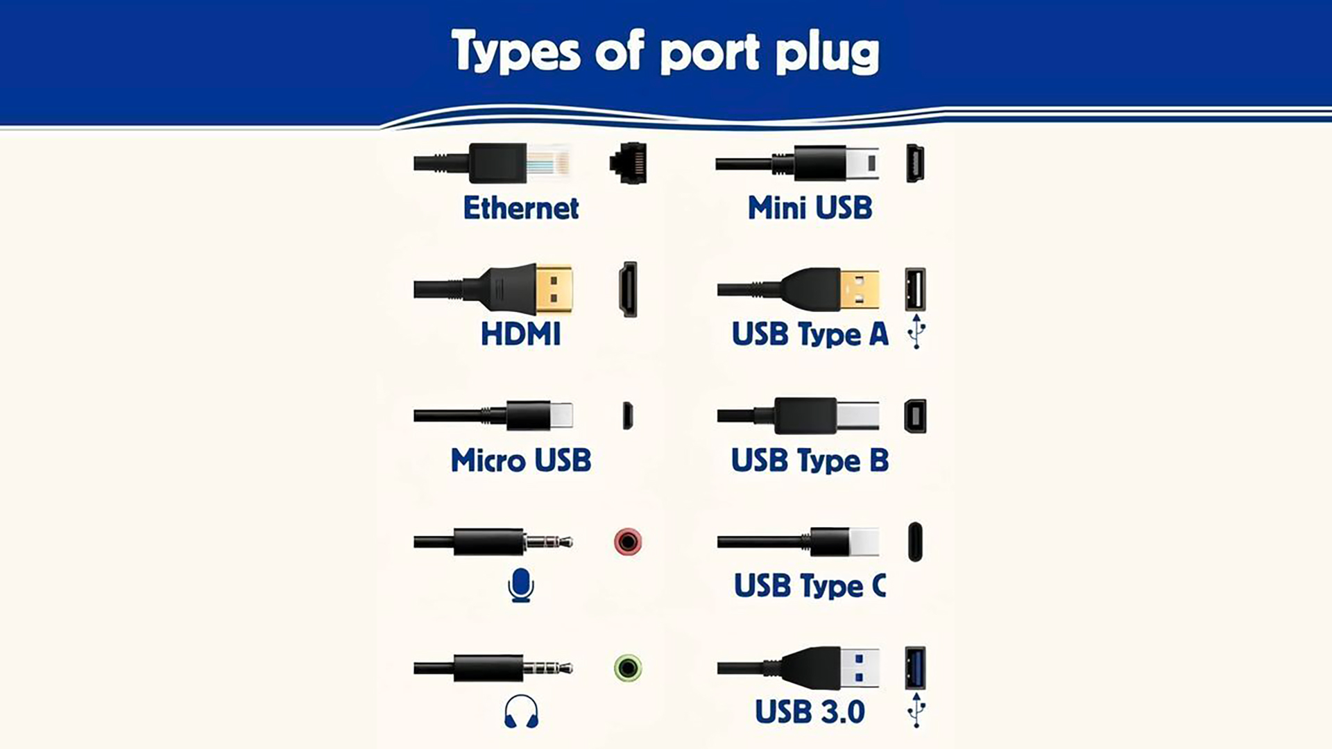 Types of port plug