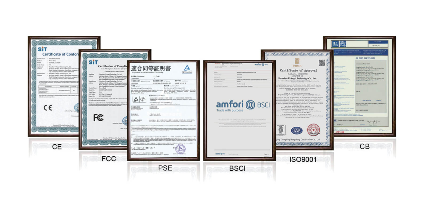 Certificates, ISO 9001:2015, BSCI, Management Certificates, Product Certificate